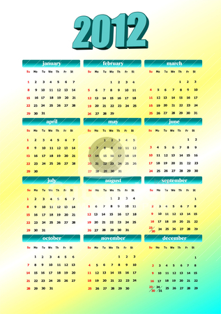 2012 calendar resized 600
