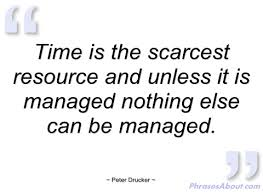 Drucker and sales time mangement