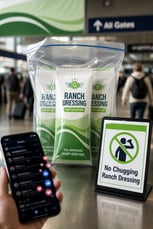 Kraft Ranch Dressing at Airport Terminal
