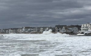 Beach front March 2 Storm