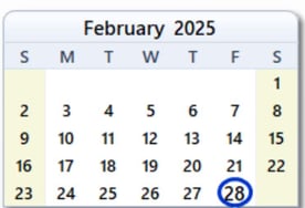 February 28th 2025