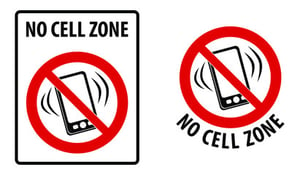 No cell phones